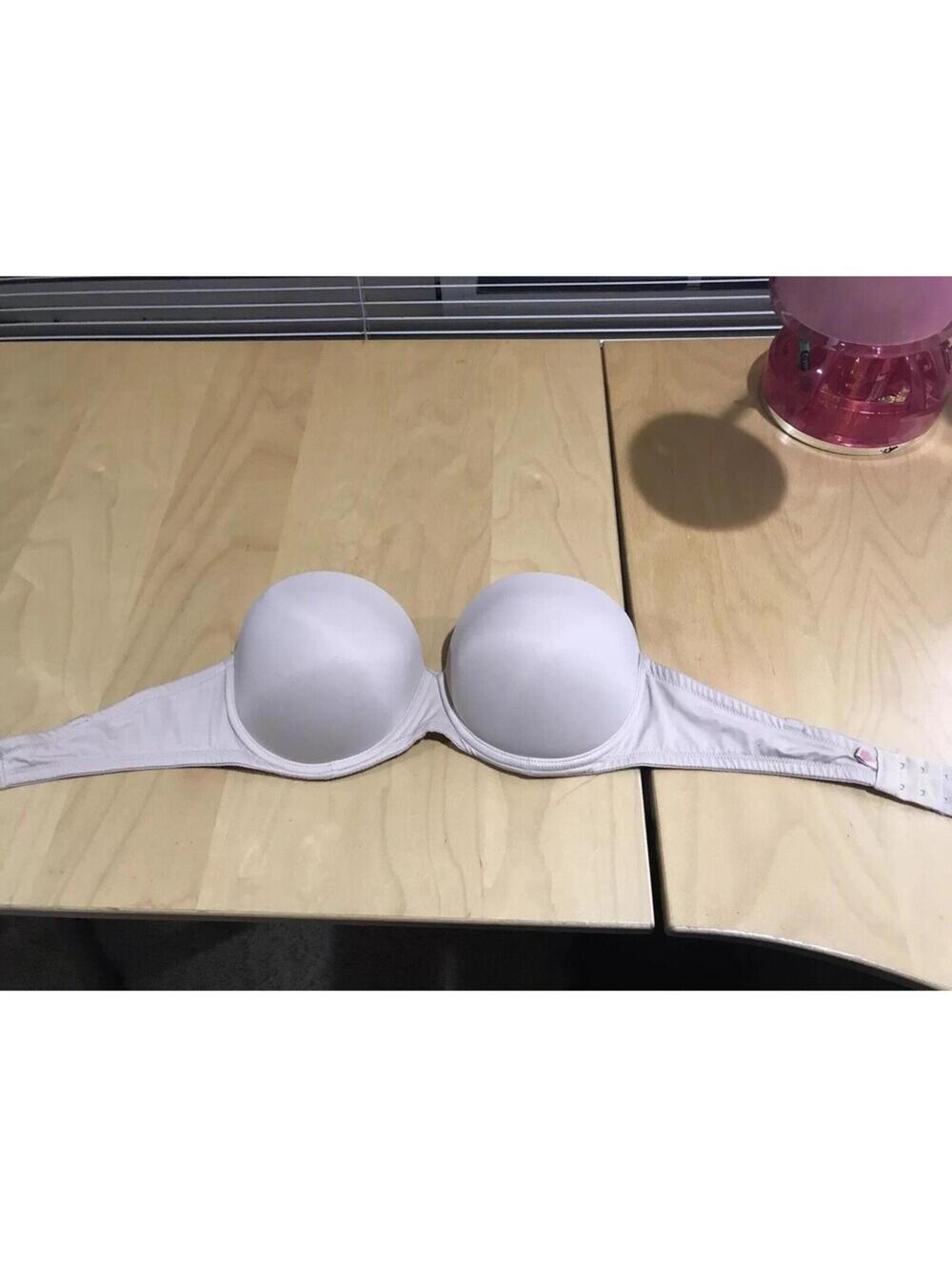 PINK by Victoria's Secret 34D bras wear everywhere multi-way push-up beige nude